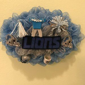 DETROIT LIONS FOOTBALL WALL HANGING